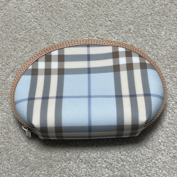 Burberry Nova Check Round Cosmetic Bag - Picture 1 of 7